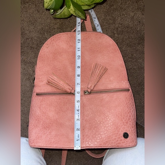 Roxy Pebble Leather Backpack Purse - Picture 6 of 7
